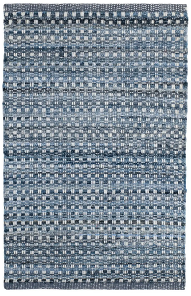 Denim Stone Handwoven Cotton Rug