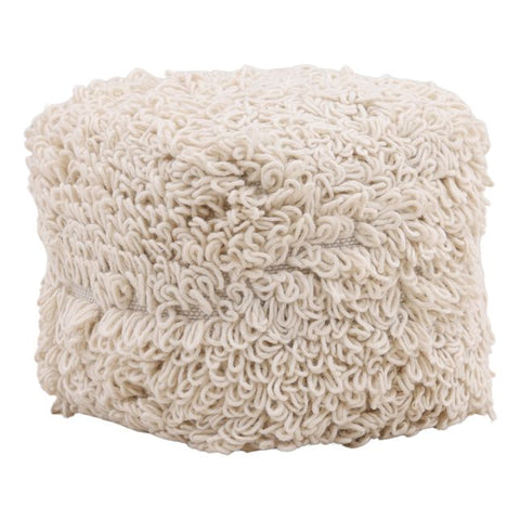 MENEMSHA IVORY POUF