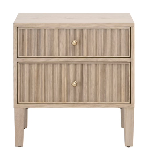 Great Rock 2-Drawer Nightstand