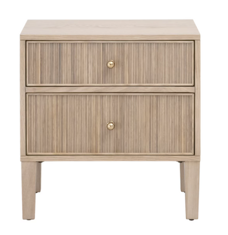 GREAT ROCK 2-DRAWER NIGHTSTAND