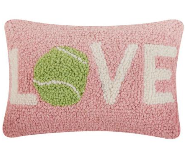 Tennis Love Hook Pillow
