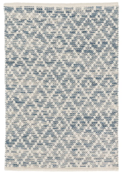 Melange Diamond Handwoven Cotton Rug