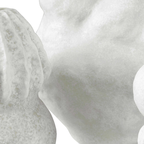 MEDIUM WHITE VESSEL VASE