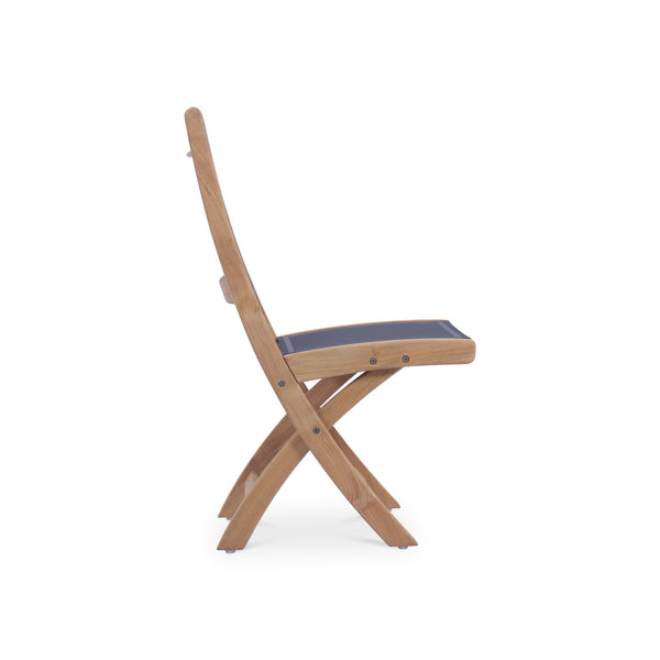 Chappy Folding Dining Side Chair Blue