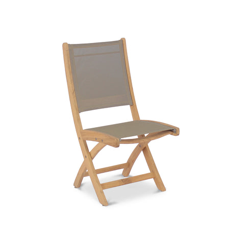 Chappy Folding Dining Side Chair Taupe