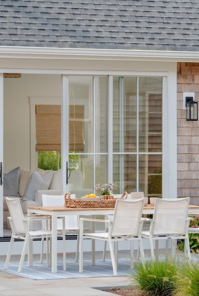 Studio Stacking Outdoor Dining Chair, White