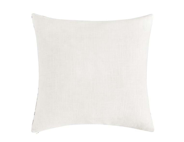 Blue and Grey Striped 22" Pillow