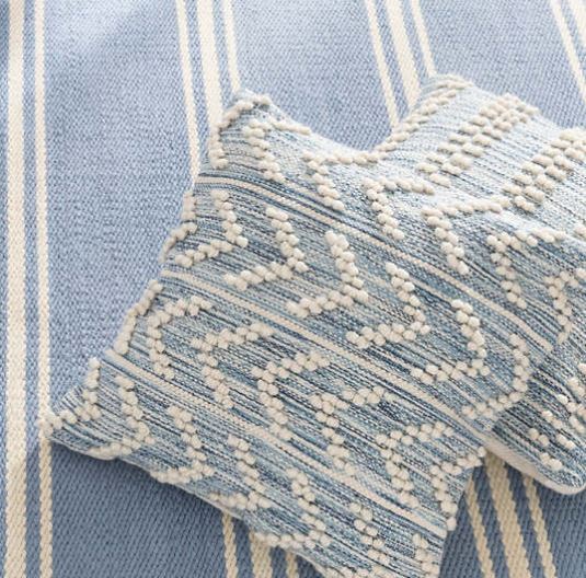 Hobnail Herringbone Indoor/Outdoor Pillow