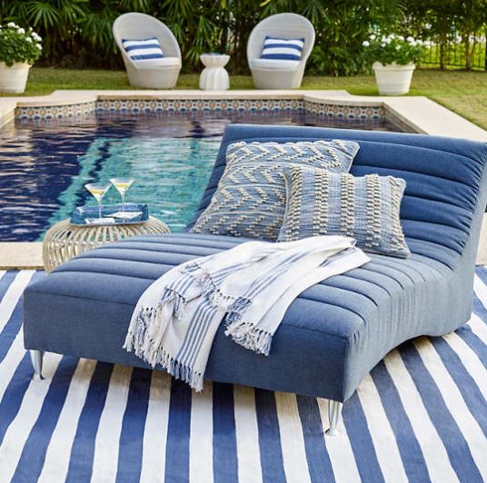 Hobnail Herringbone Indoor/Outdoor Pillow