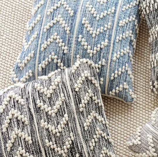 Hobnail Herringbone Indoor/Outdoor Pillow