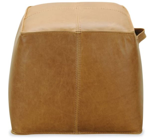 Dizzy Leather Ottoman