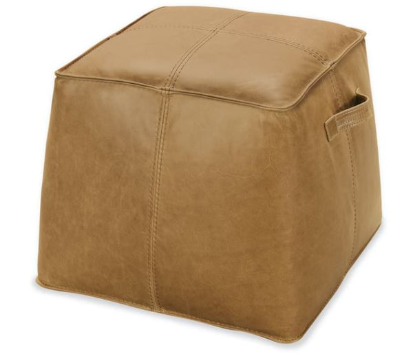 Dizzy Leather Ottoman