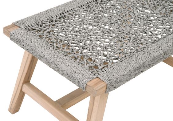 Sea Weaver Outdoor Accent Stool