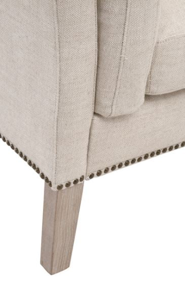 Neptune Upholstered Bench Bisque Linen