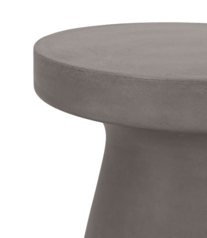 Deep Bottom Grey Concrete Table