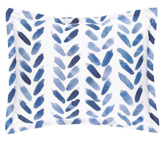 Blue Brush Sham