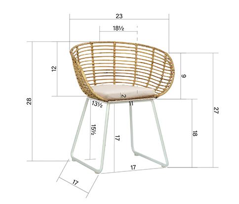 Oyster Catcher Dining Chair White