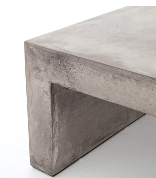 Waterfall Concrete Coffee Table