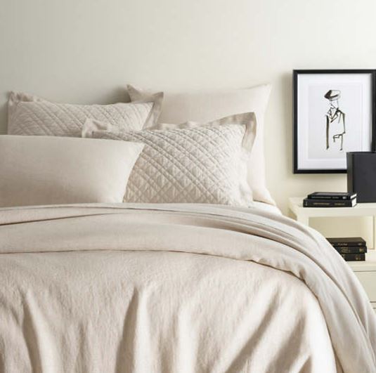 Washed Linen Natural Sham