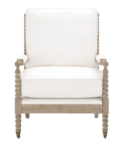 Pearl Carved Spool Chair