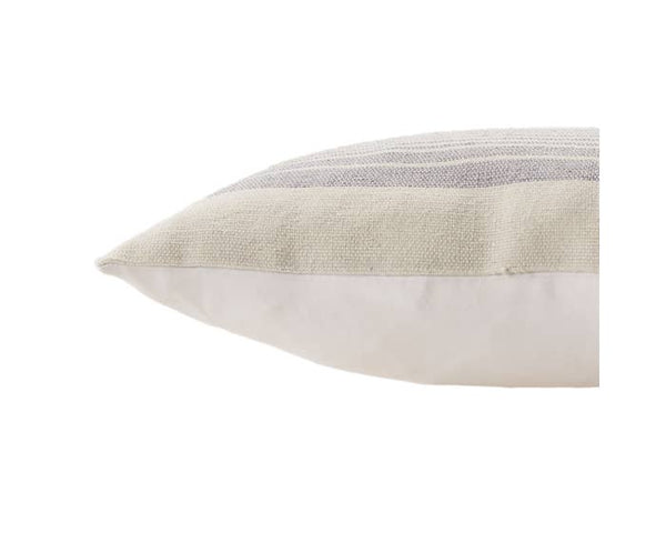 Grey Striper Pillow
