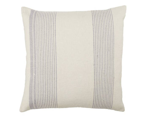 Grey Striper Pillow