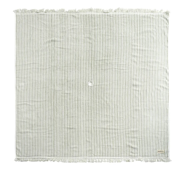 Beach Blanket Sage Stripe
