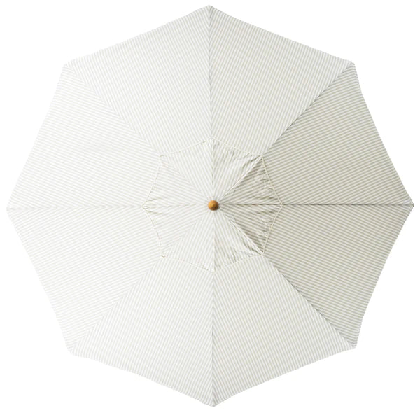 Market Beach Umbrella - Sage Stripe