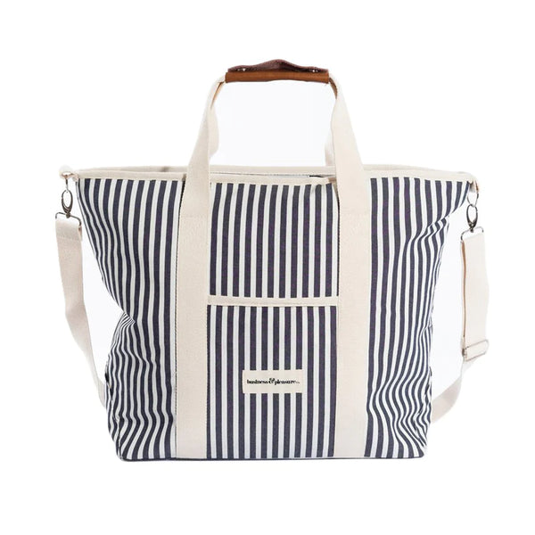 Cooler Tote Bag Navy Stripe