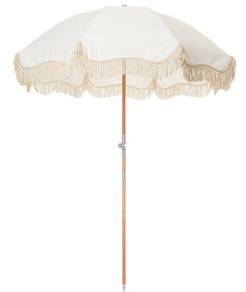 Premium Beach Umbrella - Antique White