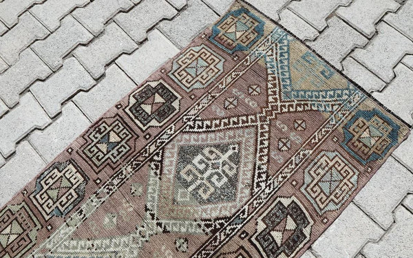 Vintage Handmade Turkish Rug