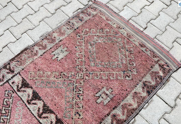 Vintage Handmade Turkish Rug