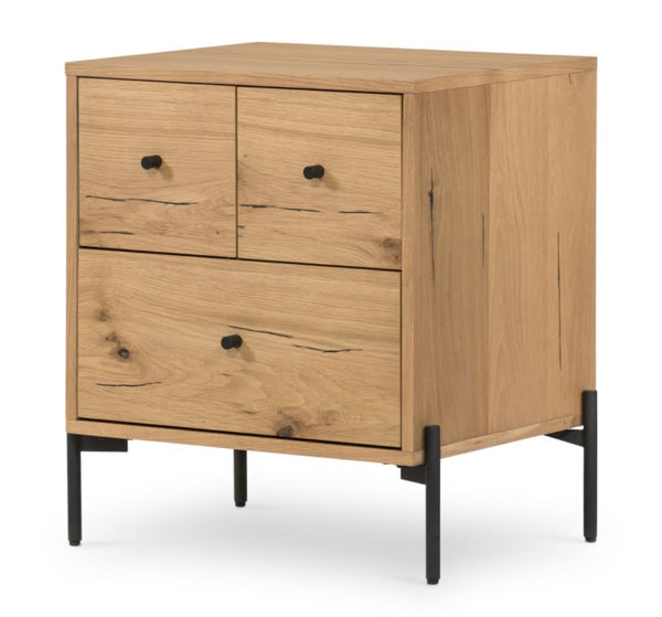 Aster 3-Drawer Nightstand