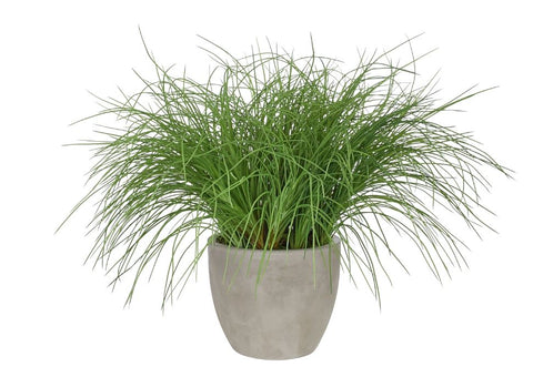 Faux Grass in Pot