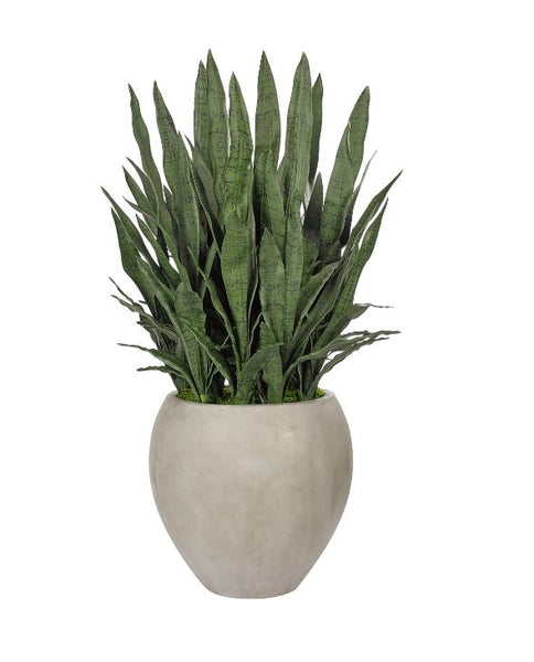 Faux Sanseveria in Pot 2