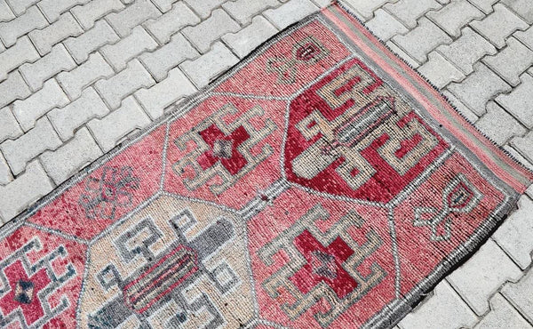 Vintage Handmade Turkish Rug
