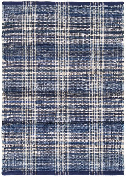 Denim Plaid Rug