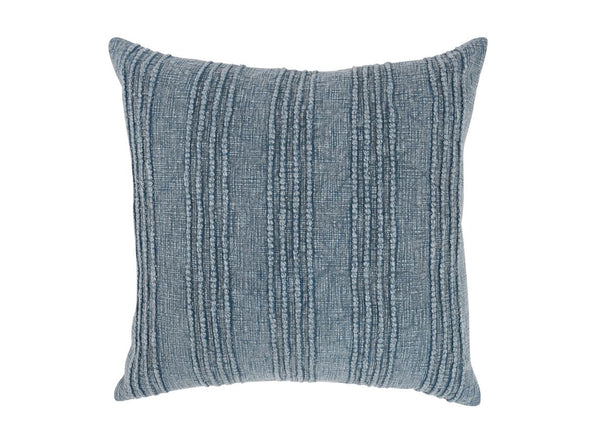 Gratitude Sea Fog Blue Pillow