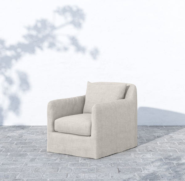 Dukes County Outdoor Swivel Chair