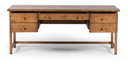 Kings Waxed Pine Desk