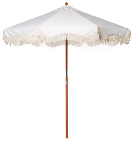 Market Beach Umbrella - Antique White