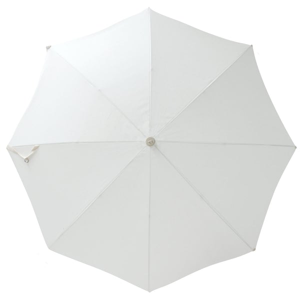 Premium Beach Umbrella - Antique White