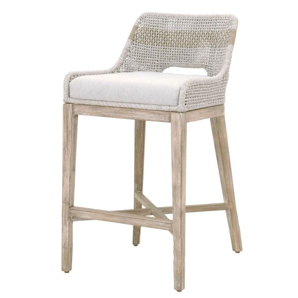 Tapestry Barstool - Taupe White