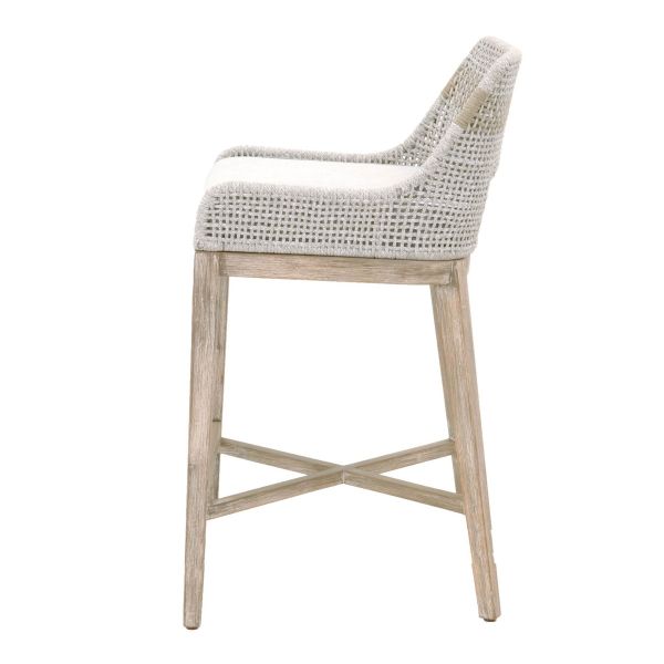 Tapestry Barstool - Taupe White