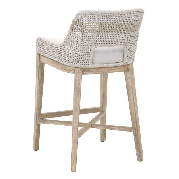 Tapestry Barstool - Taupe White