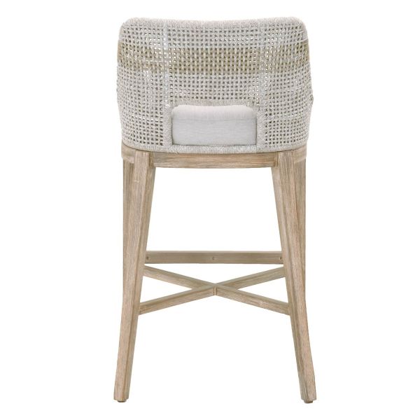 Tapestry Barstool - Taupe White