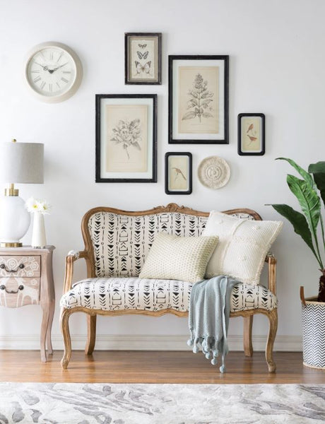 Cotton Throw With Braided Pom Pom Trassels