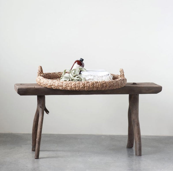 Decorative Braided Round Tray