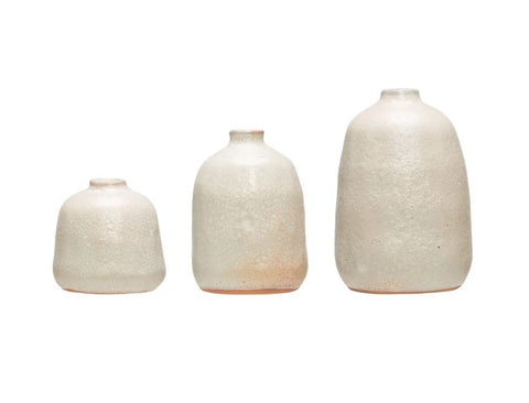 Medium Terracotta Vase With Sand Finish