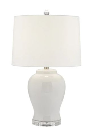 Serene White Table Lamp